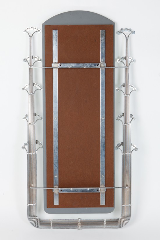 Curtis Jere Mid-Century Modern Design Chrome Steel Wall Mirror